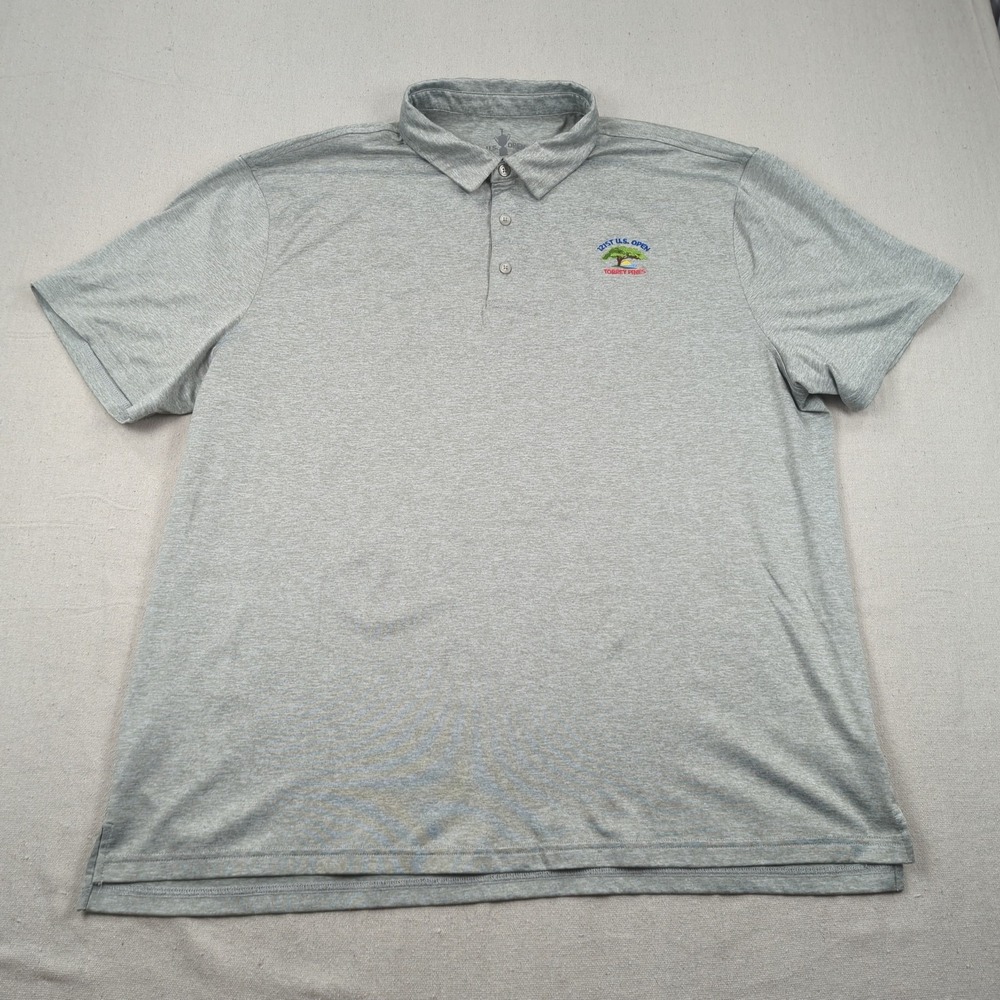 US Open‎ Shirt Mens 3XL Gray 121st Torrey Pines Performance Stretch
